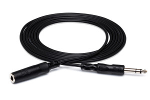 Hosa HPE-310 10ft Headphone Extension Cable - 1/4" TRS to 1/4" TRS