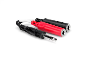 Hosa YPP-117 Stereo Breakout Cable - 1/4" TRS to Dual 1/4" TSF Hosa YPP-117 Stereo Breakout Cable - 1/4" TRS to Dual 1/4" TSF