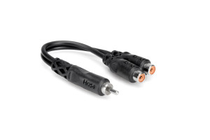 Hosa YRA-104 Y Cable - RCA to Dual RCAF Hosa YRA-104 Y Cable - RCA to Dual RCAF