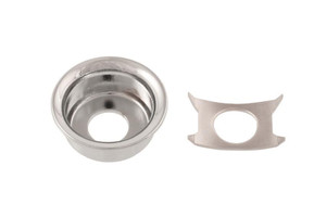 All Parts AP-0275-001 Input Cup Jackplate For Telecaster - Nickel