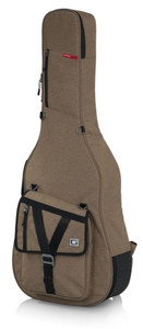 Gator Cases GT-ACOUSTIC-TAN Transit Series Acoustic Guitar Gig Bag - Tan Gator Cases GT-ACOUSTIC-TAN Transit Series Acoustic Guitar Gig Bag - Tan