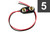 All Parts EP-0249-000 9V Battery Terminals - 5 Pack