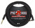 Pig Hog "Black Woven" 10ft Right Angle Instrument Cable