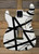 EVH Striped  Series ‘78 Eruption Electric Guitar White w/ Black Stripes Relic