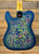 Fender Custom Shop F22 LTD 50s Thinline Relic Aged Blue Floral w/ Case