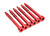 FU-Tone Titanium String Lock Screw 6-String Set Red