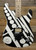 EVH Striped Series Circles Electric Guitar White & Black w/  Gigbag