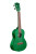 Kala Fern Green Watercolor Meranti Concert Ukulele