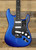 Fender American Ultra II Stratocaster Electric Guitar Noble Blue w/ Case
