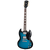 GIBSON SG Stnd. '61 Stop Bar Gtr - Pelham Blue Burst GIBSON SG Stnd. '61 Stop Bar Gtr - Pelham Blue Burst