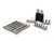 FU-Tone Titanium Hardware Upgrade Kit 6-String Silver FU-Tone Titanium Hardware Upgrade Kit 6-String Silver