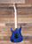 Ibanez Prestige RG653DX Electric Guitar Transparent Deep Blue Flat w/ Case
