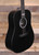 Martin DX Johnny Cash Acoustic/Electric Guitar Black w/  Gigbag