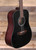 Ibanez PF5412 12-String Acoustic Guitar Weathered Black Open Pore Top