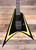 ESP Alexi Laiho Arrowhead SE 20th Anniversary Electric Guitar Black w/Yellow Pinstripe & Case