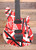 EVH Limited Edition Wolfgang Special Striped Series Electric Guitar Red w/ Black & White Stripes & Gigbag