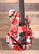 EVH Limited Edition Wolfgang Special Striped Series Electric Guitar Red w/ Black & White Stripes & Gigbag