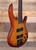 Dean Edge 4-String Fretless Bass Guitar Amber Burst "Good Condition"