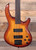Dean Edge 4-String Fretless Bass Guitar Amber Burst "Good Condition"