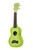 Makala Green Apple Burst Soprano Dolphin Ukulele - 2