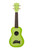 Makala Green Apple Burst Soprano Dolphin Ukulele - 3