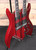 B.C. Rich "B" Legacy Double Neck Electric Guitar Trans Red w/ Case