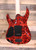 Charvel Custom Shop USA Special Edition DK24 Electric Guitar Red Snakeskin w/ Case