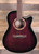 Ibanez AEF18 Acoustic/Electric Guitar Transparent Violet Sunburst w/ Case "Good Condition"
