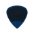 Ibanez Grip Wizard Series Sand Grip Picks, Short Teardrop Shape, 1.0mm Polyacetal, 6-Pack - Deep Blue - 3