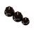 Fender Jazz Bass Knob Set - Black