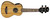 Luna High Tide Zebrawood Acoustic/Electric Soprano Ukulele w/ Gigbag