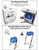 Jumbie Jam Steel Drum Kit Blue Pan w/ Metal Z-Floor Stand