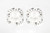 All Parts PK-0130-031 Vintage Style Speed Knobs - Clear 2 Pack