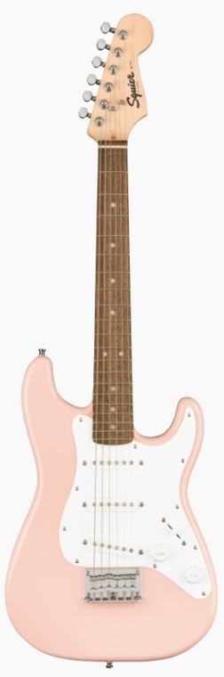 Squier Mini Stratocaster Electric Guitar - Shell Pink