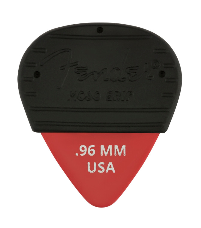 Fender Mojo Grip Picks, Dura-Tone Delrin 3-Pack (Fiesta Red)