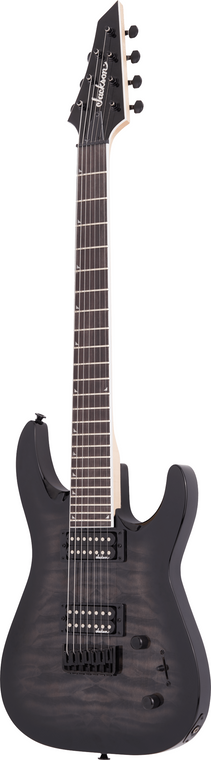 Jackson JS Series Dinky Arch Top JS22Q-7 DKA HT Electric Guitar, Transparent Black Burst