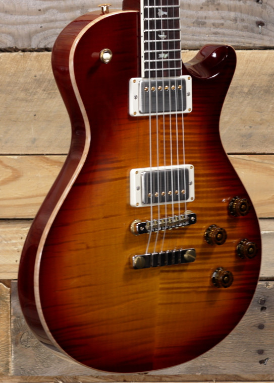PRS 10-Top Mccarty 594 Singlecut Electric Guitar Dark Cherry Sunburst w/ Case