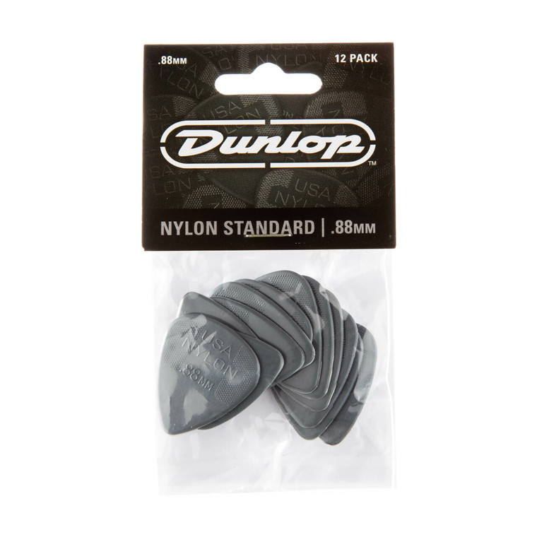 Dunlop Nylon Standard Guitar Picks .88mm - 12 Pack