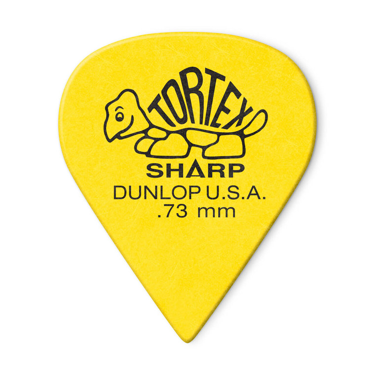 Dunlop Tortex Sharp Guitar Picks .73mm - 12 Pack