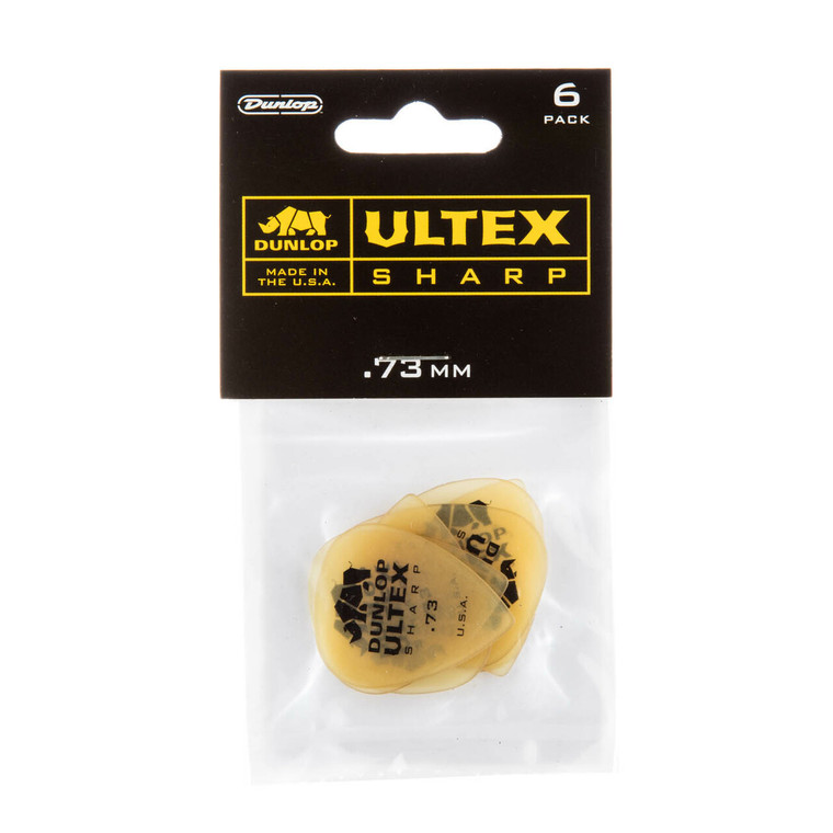 Dunlop Ultex Sharp Pick .73mm - 6 Pack
