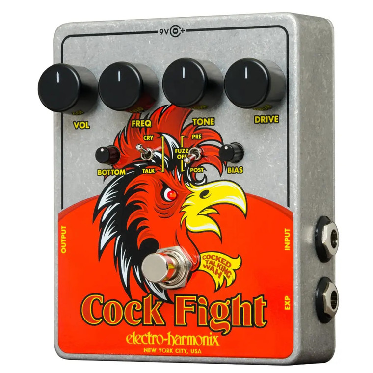 Electro Harmonix Cock Fight Cocked Talking Wah Effects Pedal