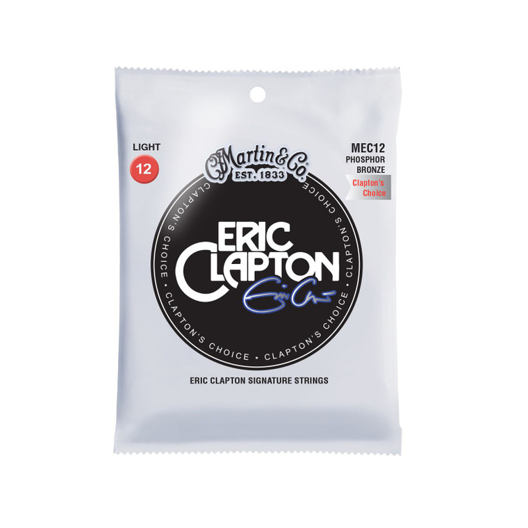 Martin Eric Clapton Acoustic Guitar Strings Light