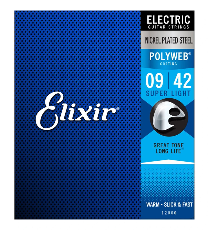 Elixir Super Light Electric Nickel Plated Steel Strings w/ POLYWEB