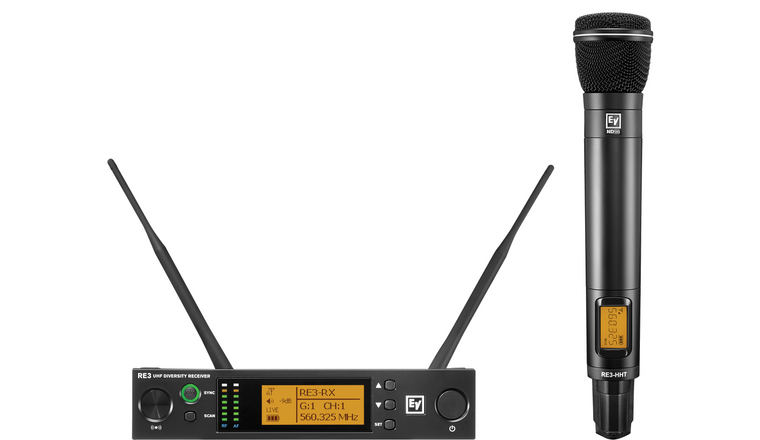 Electro-Voice RE3-ND96 UHF Wireless Set w/ ND76 Dynamic Cardioid Microphone