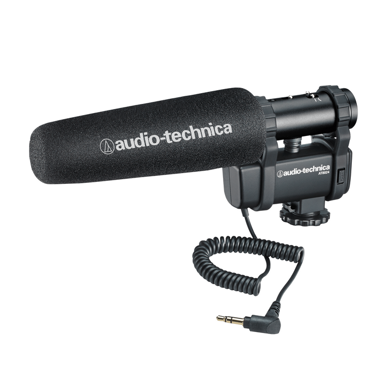 Audio Technica AT8024 Stereo/Mono Camera-Mount Microphone