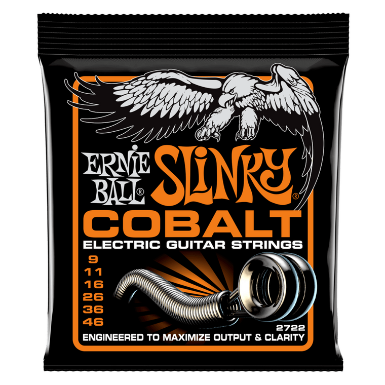 Ernie Ball Hybrid Slinky Cobalt Electric Guitar Strings 9-46 Gauge