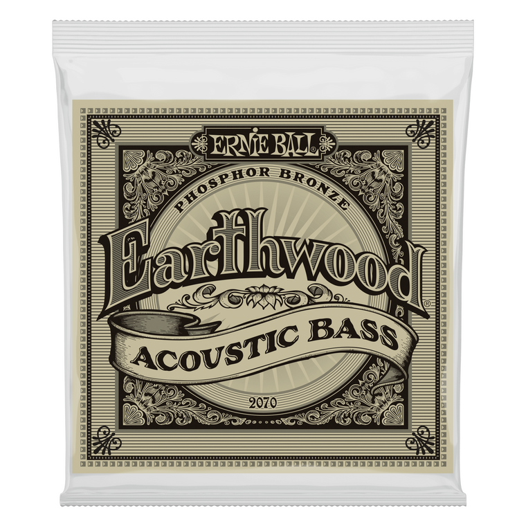 Ernie Ball Earthwood Phosphor Bronze Acoustic Bass Strings 45-95 Gauge