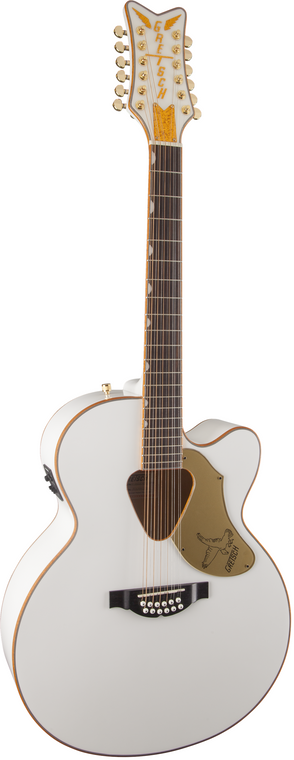 Gretsch G5022CWFE-12 Rancher Falcon 12-String Acoustic/Electric Guitar White