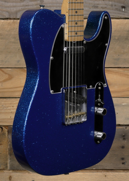Fender J  Mascis Telecaster Electric Guitar Bottle Rocket Blue Flake w/ Gigbag