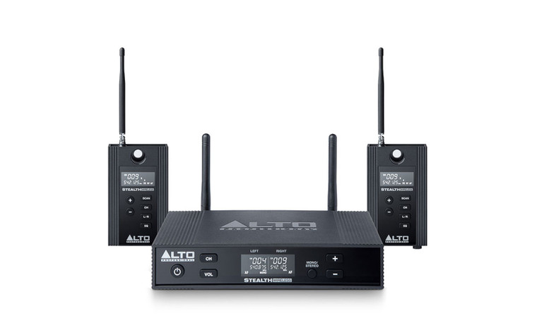 Alto Professional Stealth Wireless MKII 2-Channel UHF Wireless System For Powered Speakers